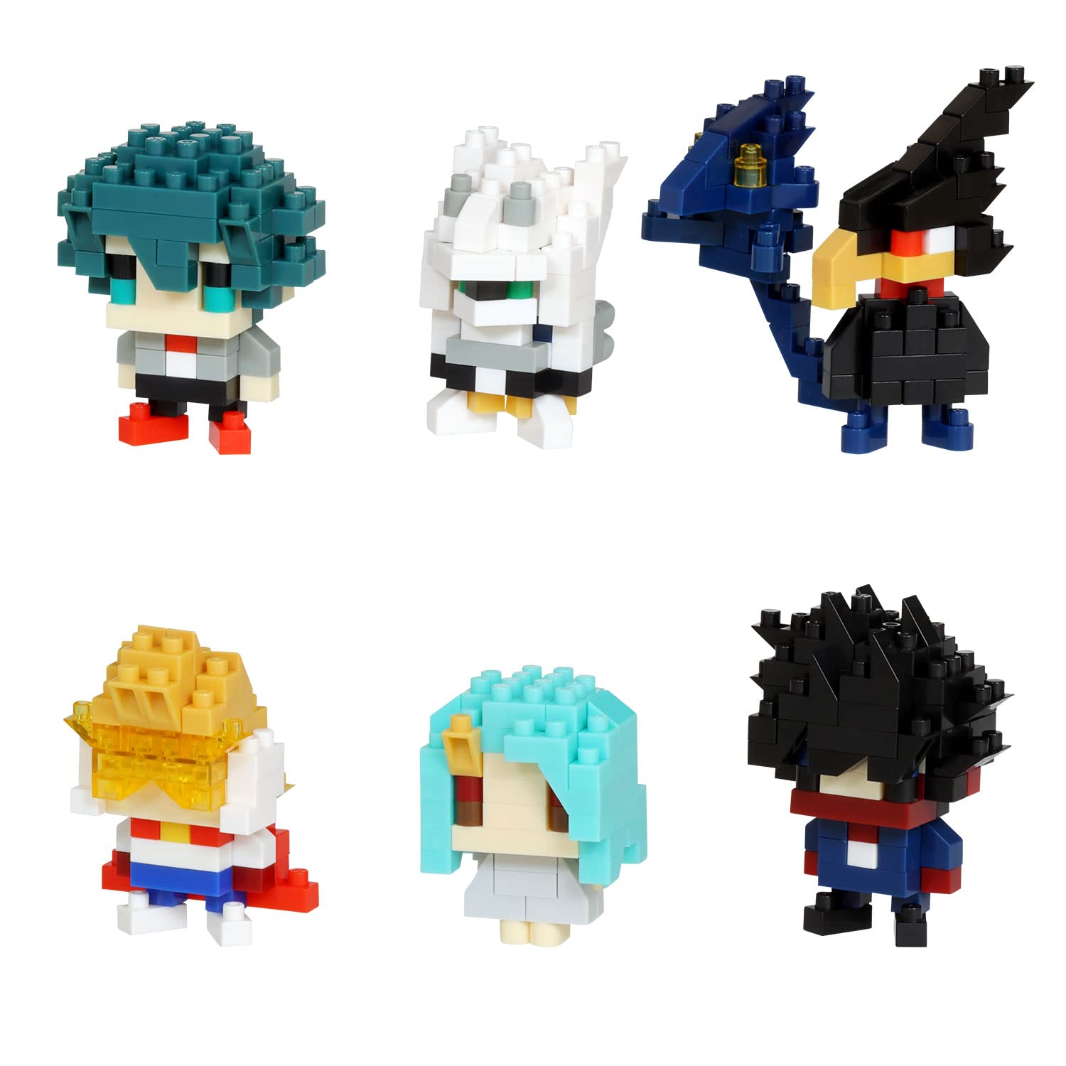 nanoblock - My Hero Academia - My Hero Academia Vol. 3 (Blind Box Complete Set), mininano Series Building Kit, Multi,NAN22435