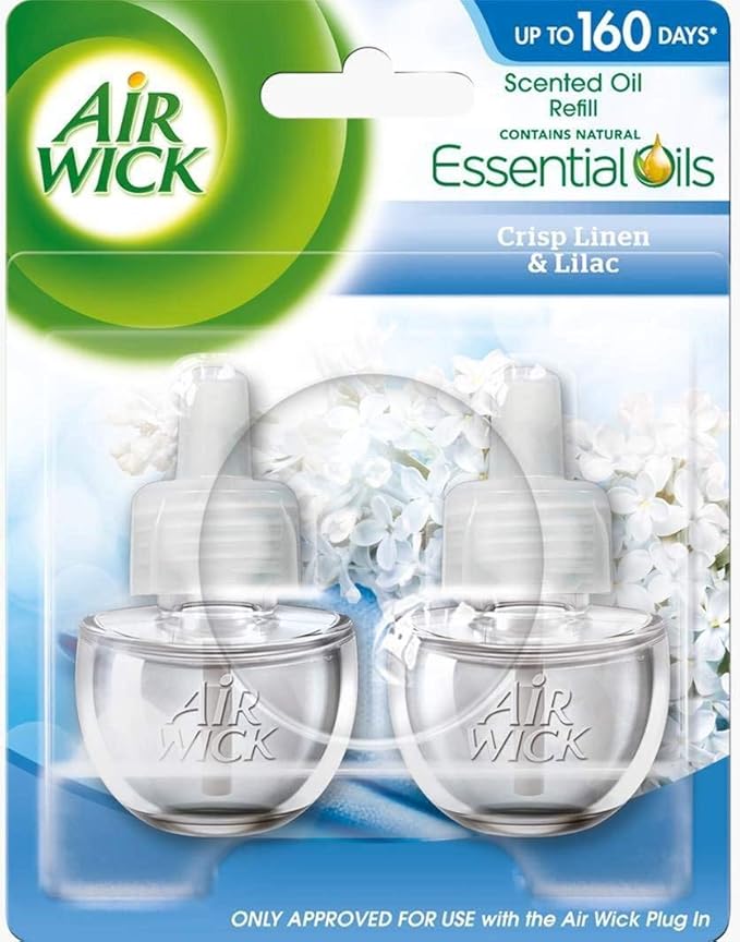Air Wick Air Freshener, Electrical PlugIn, Crisp Linen and Lilac