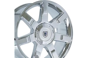 OE WHEELS LLC OE Wheels CA80 22 Inch Rim Fits Escalade Style 6x139.7 22x9 Chrome - Hollander 5309 (1)