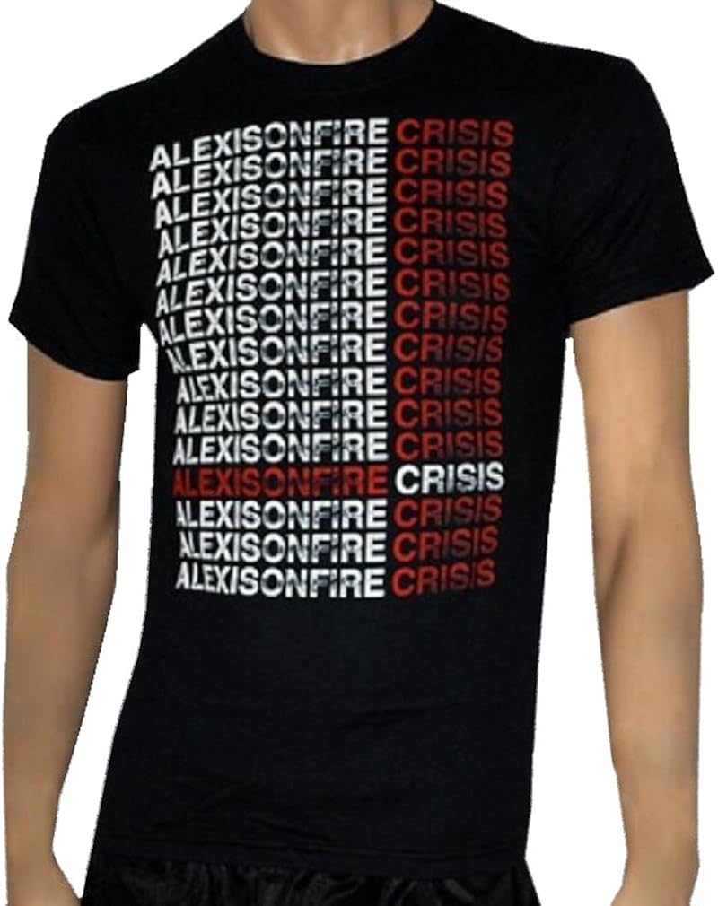 ALEXISONFIRE Crisis Black Tshirt size Youth Medium Amazon.ca