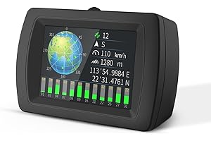 MR CARTOOL M85 Car Inclinometer GPS Speedometer Roll Angle & Pitch Angle with Compass Display for All Off-Road Vehicles