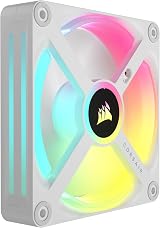 Corsair iCUE LINK QX120 RGB 120mm Magnetic Dome Fan White view 4