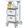 Mobile Medical Trolley Cart 130 Lbs Load Portable Professional for Ultrasound Imaging Scanner Vehicle Beauty Storage Cart with Drawers Tool Tray Wheels for Home Hospital Office Medical Clinic