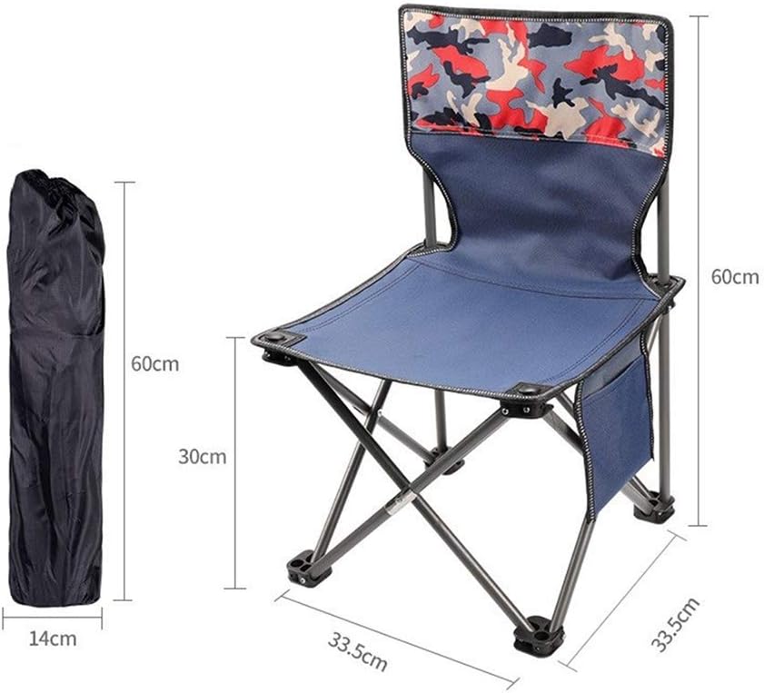 ZTMN Camping Stühle, bequem verdicken Sessel Gartenstuhl Outdoor Hocker