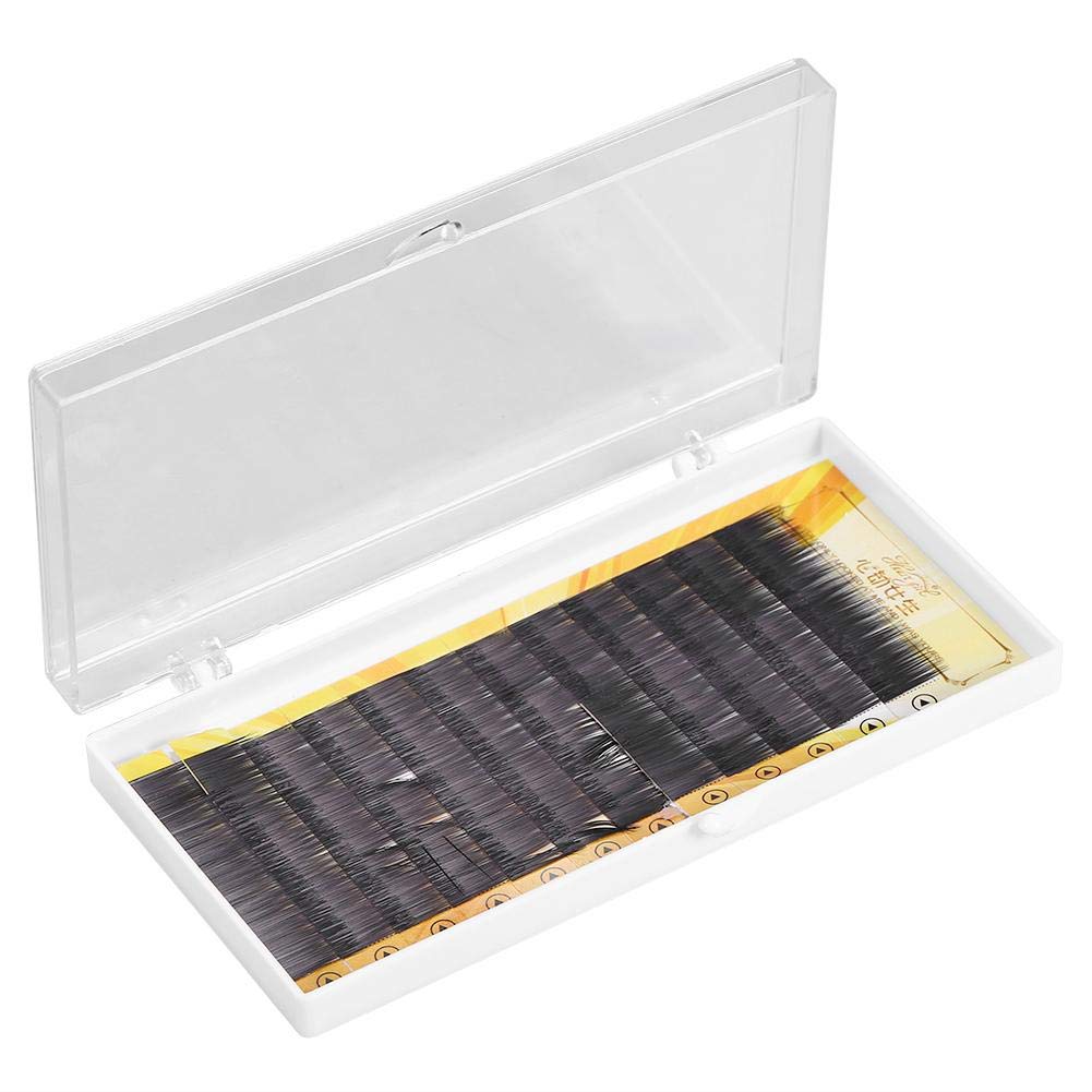 3D False Eyebrow, Natural Reusable Fake Eyebrow Enhancer Extension, Individual Handmade Black Artificial Eyebrows 12Pcs (10mm)