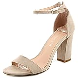 Madden Girl Women's Beella Heeled Sandal, Blush
