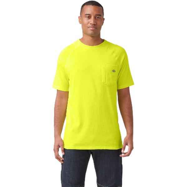 Next Level Men's CVC Crew T-Shirt - Soft Heather Kelly Green Tee In 2XL - View #8