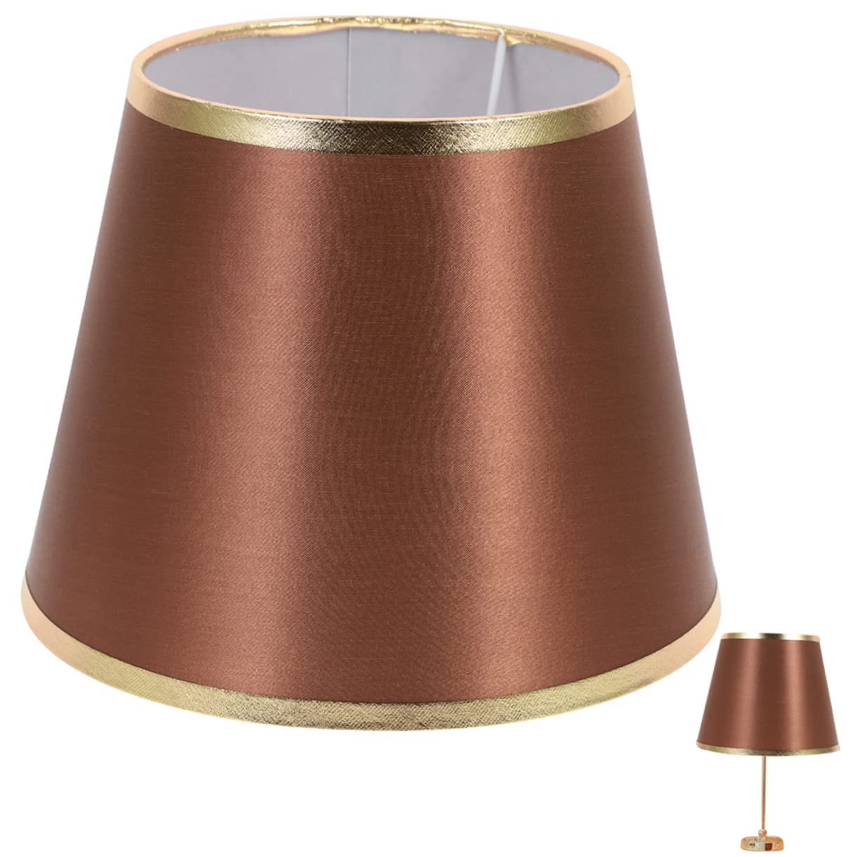 CAXUSD Modern Cream Fabric Lampshade Replacement for Table Lamps Decorative Lampshade for Standard Lamps Stylish Table Lamp Shade for Home Decor Elegant Light Shade
