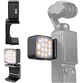 K&F Concept Magnetic Mini Light for DJI Osmo Pocket 3/ Xtra Muse, USB C Fast Rechargeable Mini LED Fill Light, Color Temperat
