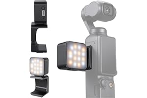 K&F Concept Magnetic Mini Light for DJI Osmo Pocket 3/Pocket 4, USB C Fast Rechargeable Mini LED Fill Light, Color Temperatur