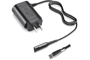 SEEHOM 12V Charger Replacement for Braun Shaver S3 S6 S7 S8 S5 S9 S1 Charging Cord for Series 1 3 5 6 7 8 9 Wall Power Adapter for Braun Electric Razor Trimmer 340 3040s 390cc 720 790cc Models