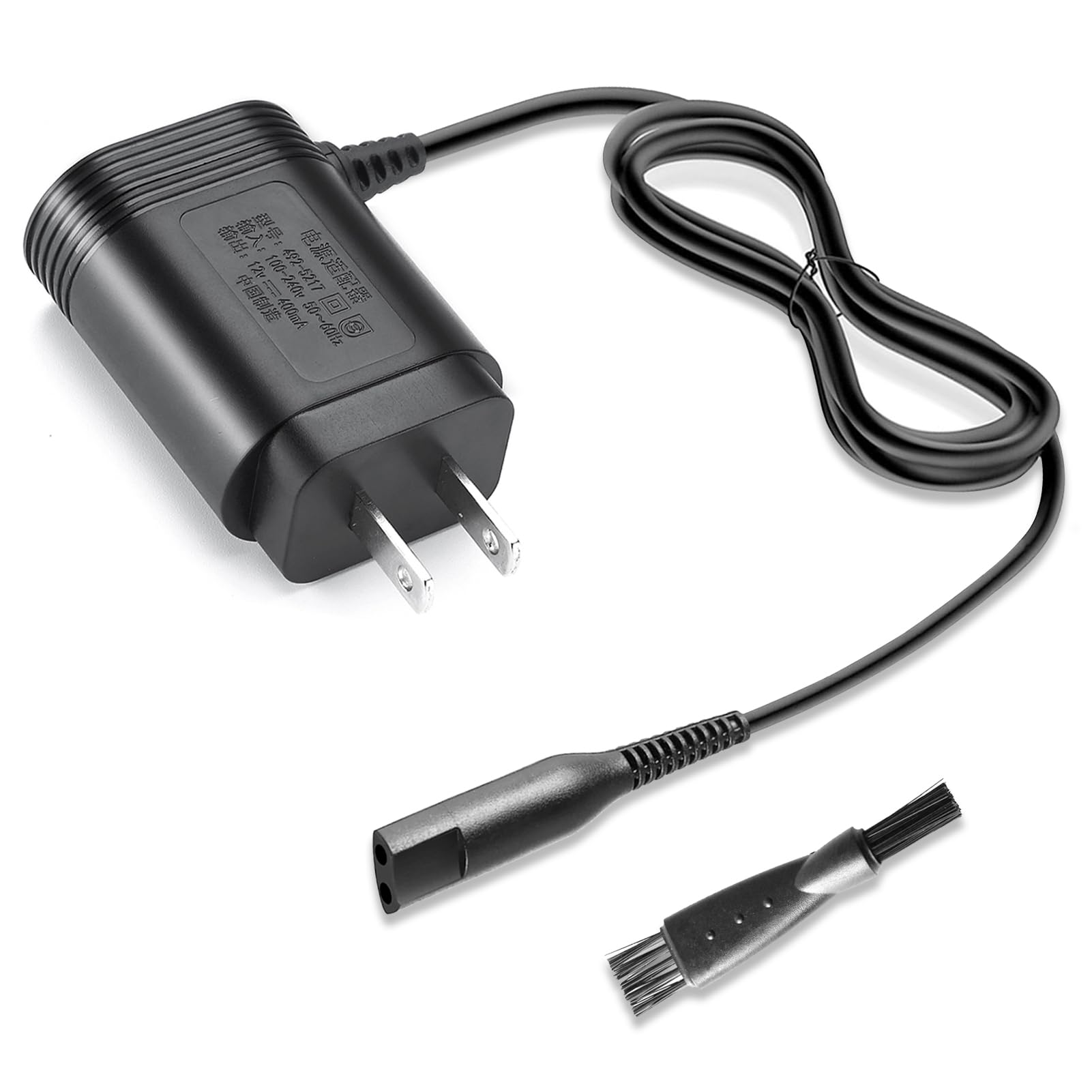 Photo 1 of 12V Charger Replacement for Braun Shaver S3 S6 S7 S8 S5 S9 S1 Charging Cord for Series 1 3 5 6 7 8 9 Wall Power Adapter for Braun Electric Razor Trimmer 340 3040s 390cc 720 790cc Models