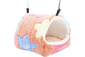 QIXNJALG FULUE 3IN1 Ferret Rat Hammock Tent Hanging Tunnel Cage Accessories Set for Small Pets,Cage Decorations for Ferrets R