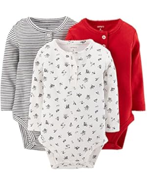 3 Pack Bodysuits (Baby) - Assorted