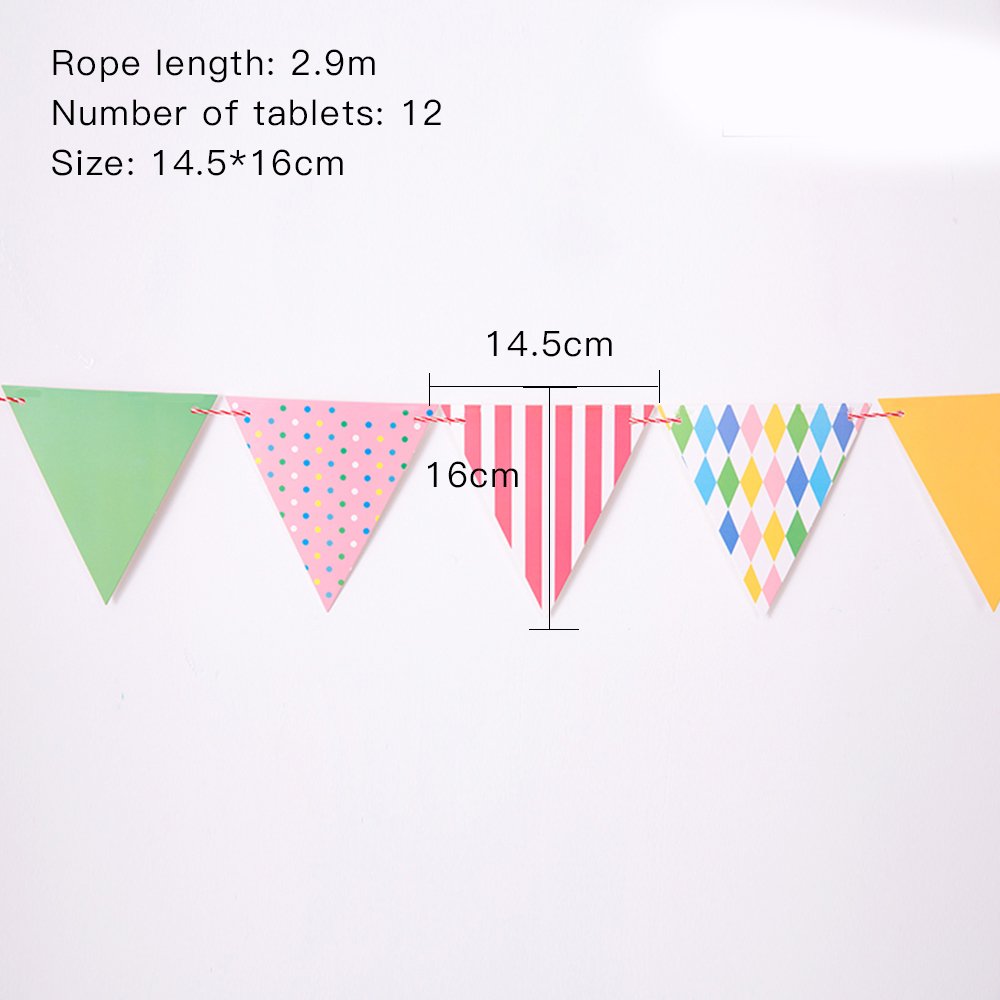 Beistle 52137, 2 pezzi blocchi di costruzione striscione striscioni striscioni, 22,9 cm x 15,9 cm, carta, multicolore