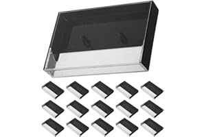Generic 20pcs Retro Cassette Tape Storage Box Plastic Organizer Case Vintage Audio Tape Holder for Compact