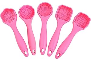 BOGEEL Set of 5 Mold Maamoul Mold Press Cookie Stamp Oriental Middle Eastern Cookie Mold