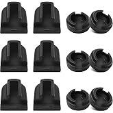 6 Sets 7437 Replace Clamp Pads Compatible With Pony Jorgensen Bar Clamp | Heavy Duty Woodworking Clamp Spare Parts,Anti-Scratch Swivel Jaw Protectors for F Parallel Clamps
