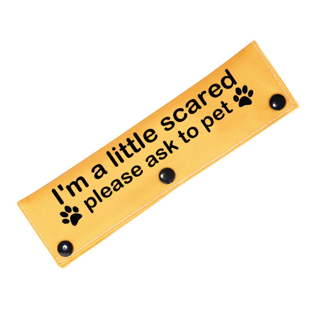 Scared Dogs Leash I'm a Little Scared Please Ask to Pet Dog Leash Wrap Anxious Dogs Gift (I'm a Little S-cared-D)