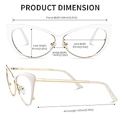 Zeelool Oversized Cat Eye Blue Light Blocking