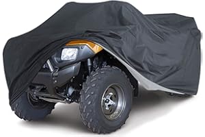 Szblnsm ATV Cover. 420D Heavy Duty Tear-Resistant Fabric. Quad Cover for Kawasaki, Arctic Cat, Honda, Polaris,Yamaha, and More. Protection Against Water, Wind, UV. 4 Wheeler Accessories