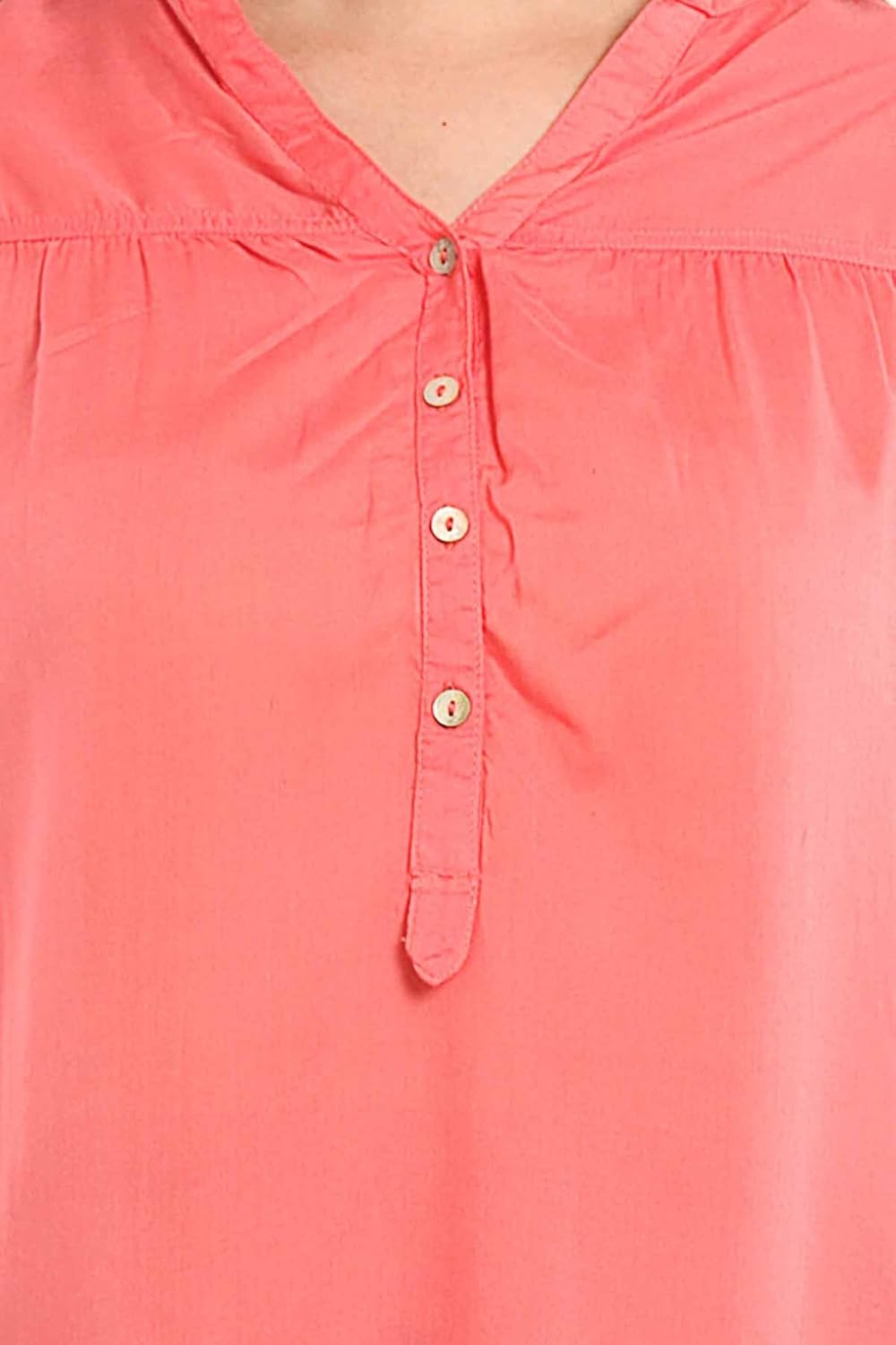 mustard women's tunic shirt