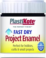 Plasti-Kote B2W Bottle 59ml Black Matt Paint - Quick Drying Hobby Craft view 1