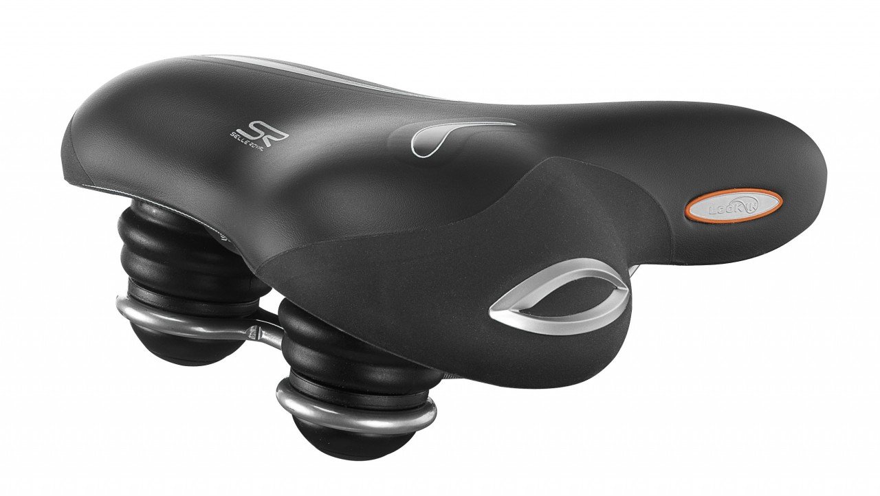 Selle Royal Lookin Relaxed Bike Saddle - Black, 26 x 22.8 cm