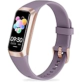 Zeacool Fitness Tracker with 24/7 Heart Rate,Blood Oxygen Blood Pressure Sleep Monitor, Activity Trackers 5 ATM Waterproof,Step Calorie Counter Pedometer Health Smart Watch for Women Men Dusty Purple