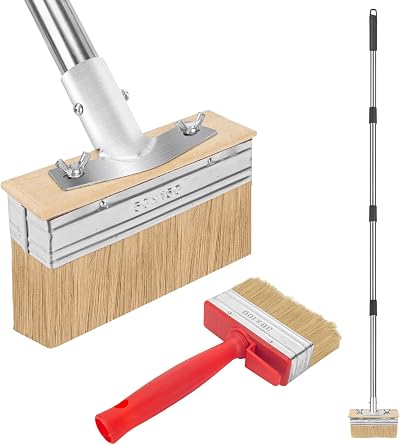 KeFanta 60in Deck Stain Applicator Long Handle Brush 6in Wide