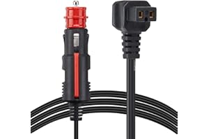 F40C4TMP 12V/24V DC Power Cord Power Cable for Portable Car Refrigerator Freezer Fridge Cigarette Lighter Plug for Car Compressor Freezer