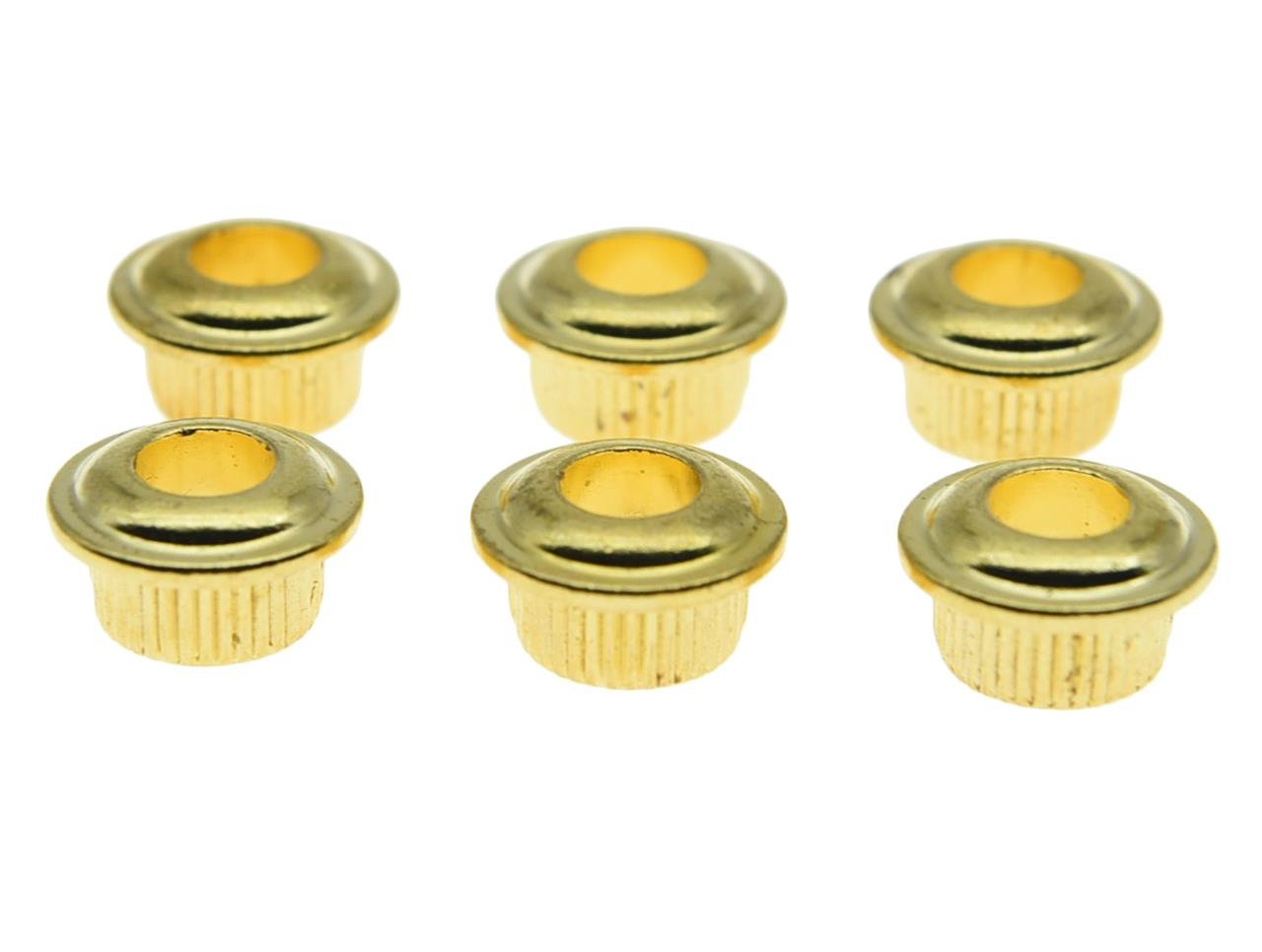 Dopro Metal Gold 10mm Guitar Tuners Conversion Bushings Adapter Ferrules for Vintage Guitar Tuning Keys