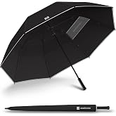 Weatherman Umbrella - Golf Umbrella - Windproof Sports Umbrella Resists Up to 55 MPH Winds - Available in 2 Sizes and 5 Colors