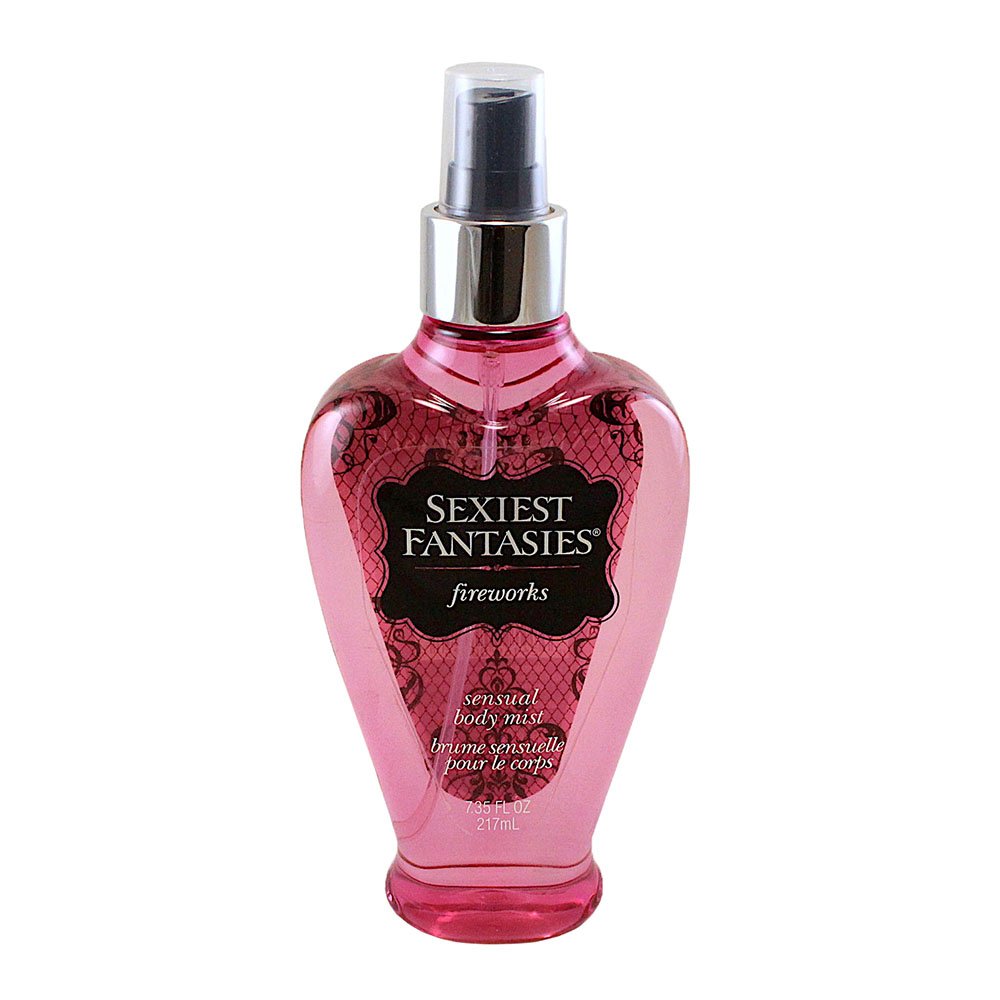 Sexiest Fantasies Fire Works 7.35oz Body Spray Bath And