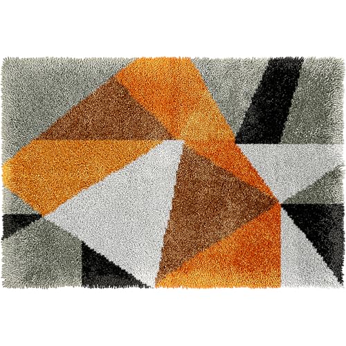 YZYMXDX Latch Hook Kits for Adults, Canvas Pre-Printed Handmade Hook Rug Kits for Home Decoration Festival Gift (60X40CM)