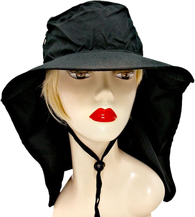 Safari Bucket Hat With Flap Neck Cover at Amazon Women’s Clothing store