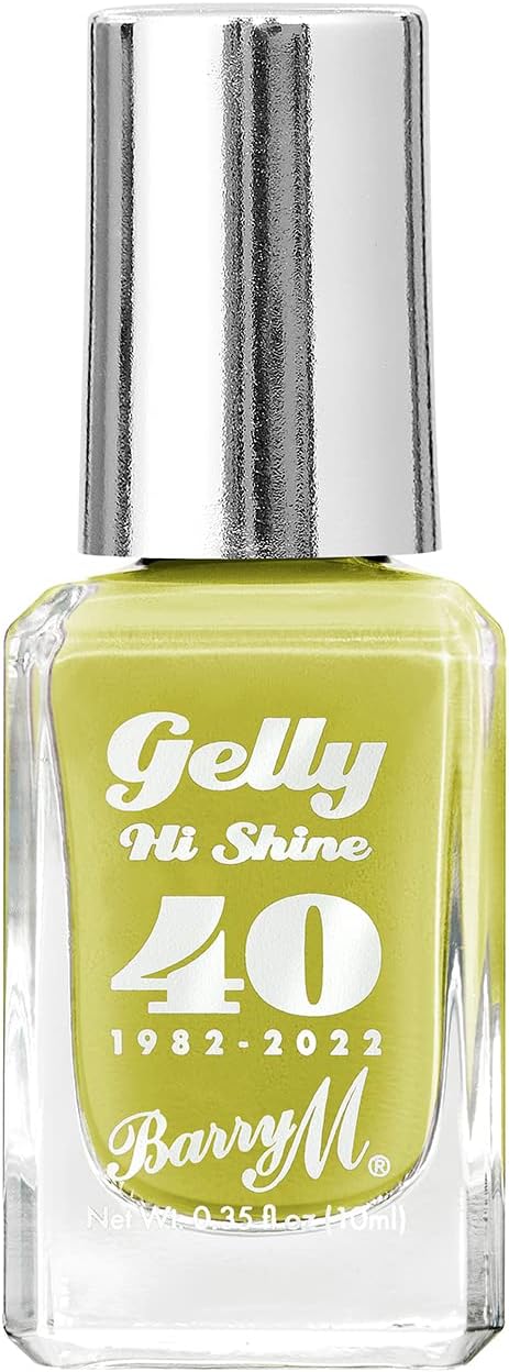 Barry M Gelly Nail Paint Key Lime Pie Chartreuse Lime Shade