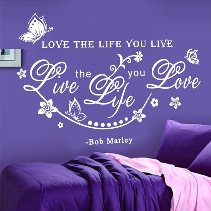 Zooarts Love The Life You Live Live The Life You Love Quote Words Mural Removable Wall Stickers Decals Home Room Vinyl Decor White Amazon Co Uk Diy Tools Zooarts Love The Life You Live Live The Life You Love Quote Words Mural Removable Wall Stickers Decals Home Room Vinyl Decor White Amazon Co Uk Diy Tools