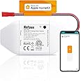 Smart Wi-Fi Garage Door Opener, Compatible with Apple HomeKit, Siri, Alexa & Google Assistant, Carplay, App Remote Control, Only Support 2.4GHz Networks