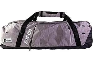 EPOCH LACROSSE - Elite Roller Bag, Sports Equipment Duffle Roller Bag for Men and Women, Gear Bag for Lacrosse Players (Gray)