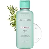 BRING GREEN Tea Tree CICA Soothing Toner | Mild Daily Skincare Routine for Cooling and Hydrating Effect (8.5 Fl. Oz., 250ml)