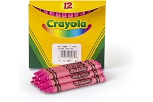 Crayola Crayons in Pink, Bulk Crayons, 12 Count (5208361010)