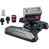 Eden 95124 Adjustable 4-Way Mini Turbo Oscillating Sprinkler W/Quick Connect Starter Set, Covers up to 4,069 sq. ft. Heavy Weight Base