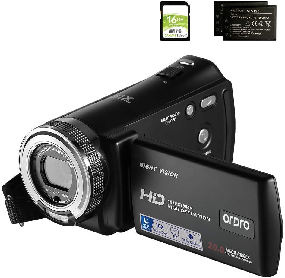 Camcorders ORDRO HDV-V12 HD 1080P Video 