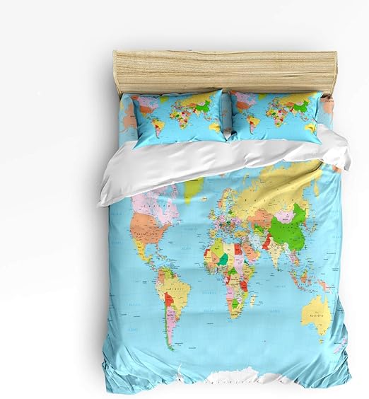 World Map Sheet Set Amazon.com: USOPHIA Twin Size, 4 Pieces Bed Sheets Set, World Map World Map Sheet Set Amazon.com: USOPHIA Twin Size, 4 Pieces Bed Sheets Set, World Map