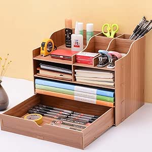 BABYCOW Office Clasificador Archivos Madera, Escritorio Documentos