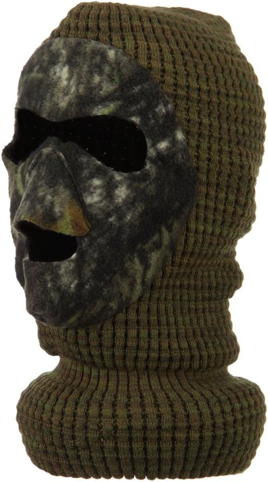 Thermal Knit 2 Hole Face Mask - Grey