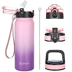 Oldley Insulated Water Bottle 20oz Water Bottles