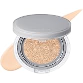 Rom&amp;nd Nu Zero Cushion (03 Natural 21) Long Lasting, High Coverage, Semi Matte Finish, Flawless Complexion Without Cakey Face, Makeup Base and Fixer, Thinly Layered, Korean Cushion Foundation