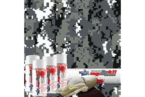 Black/Gray/Clear Digital Camouflauge Hydrographics Kit MyDipKit - MC-831 - My Dip Kit